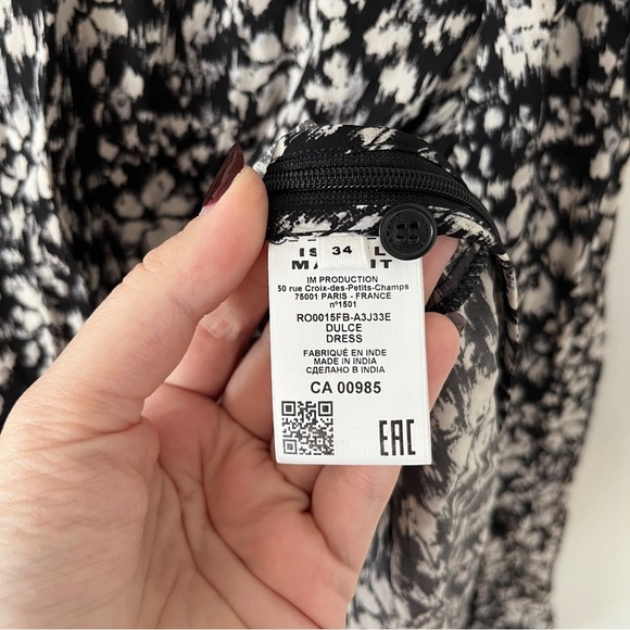 Isabel Marant Étoile Dulce Knotted Floral Dress Size 34 / US 2 NWOT - Picture 8 of 10